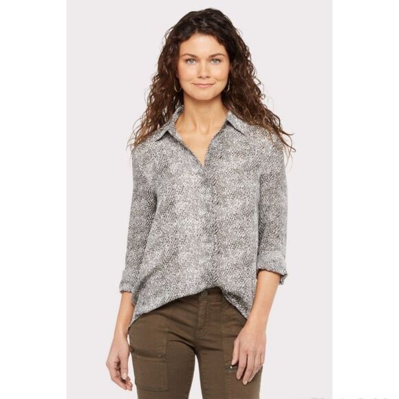 NWT|BB Dakota Born to be Wild Button Down Shirt, XS - Picture 2 of 7